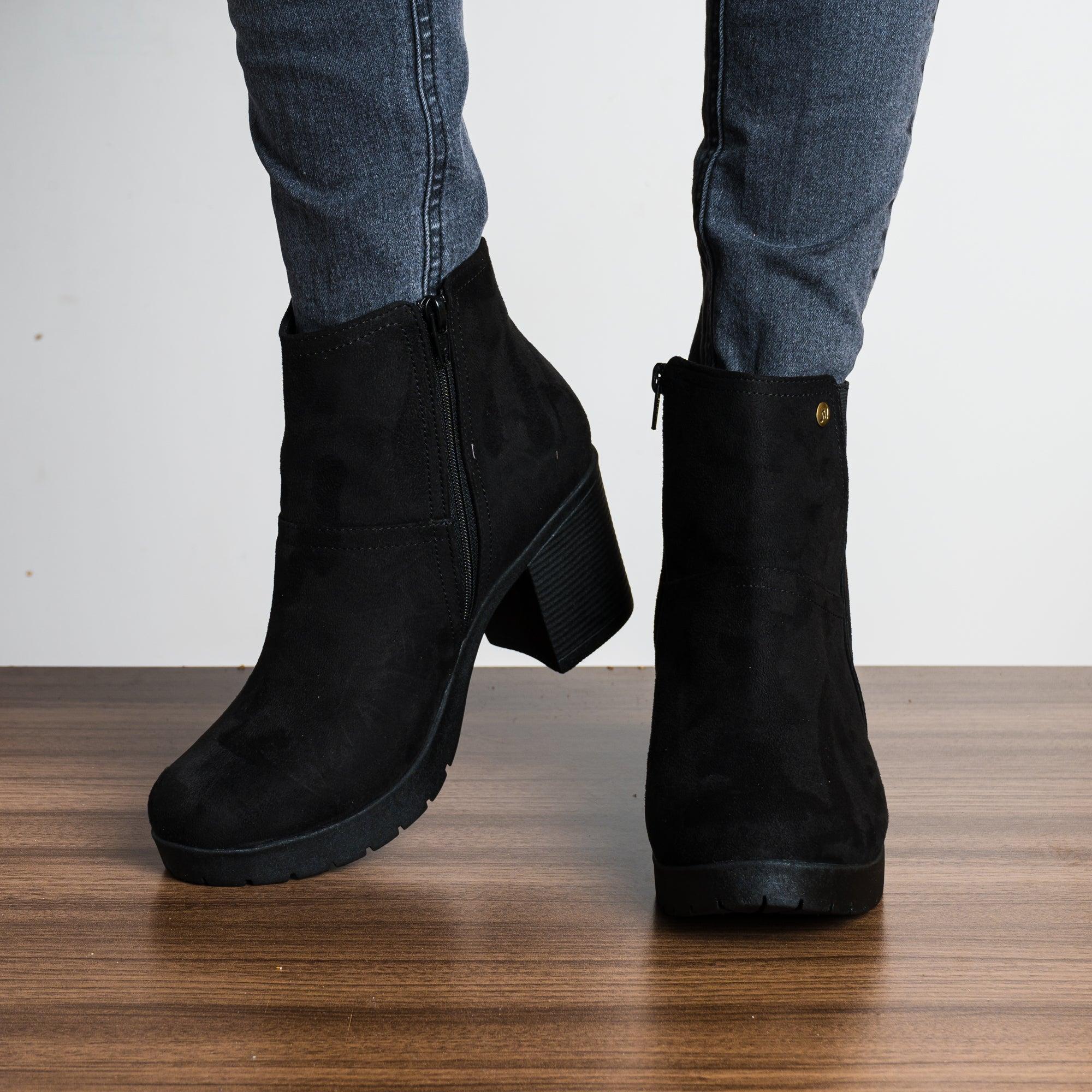 BOTINES MUJER CHEVY NEGRO - 2
