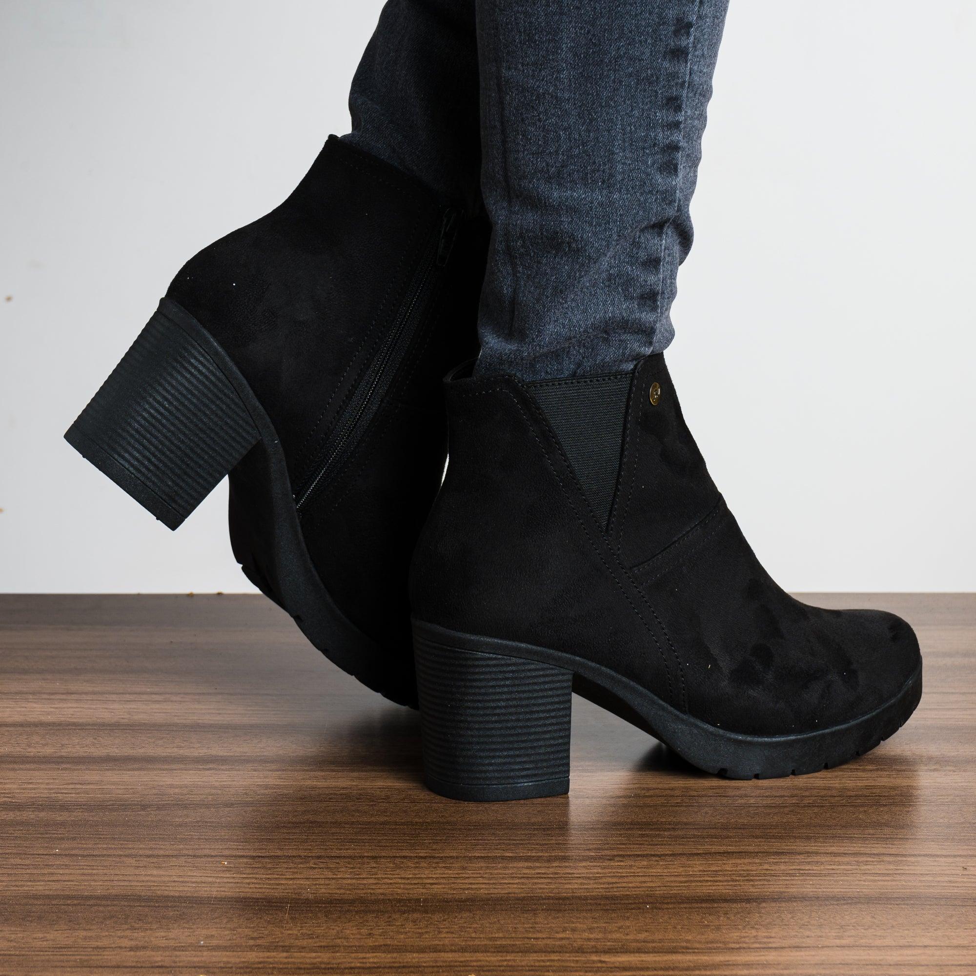 BOTINES MUJER CHEVY NEGRO - 3