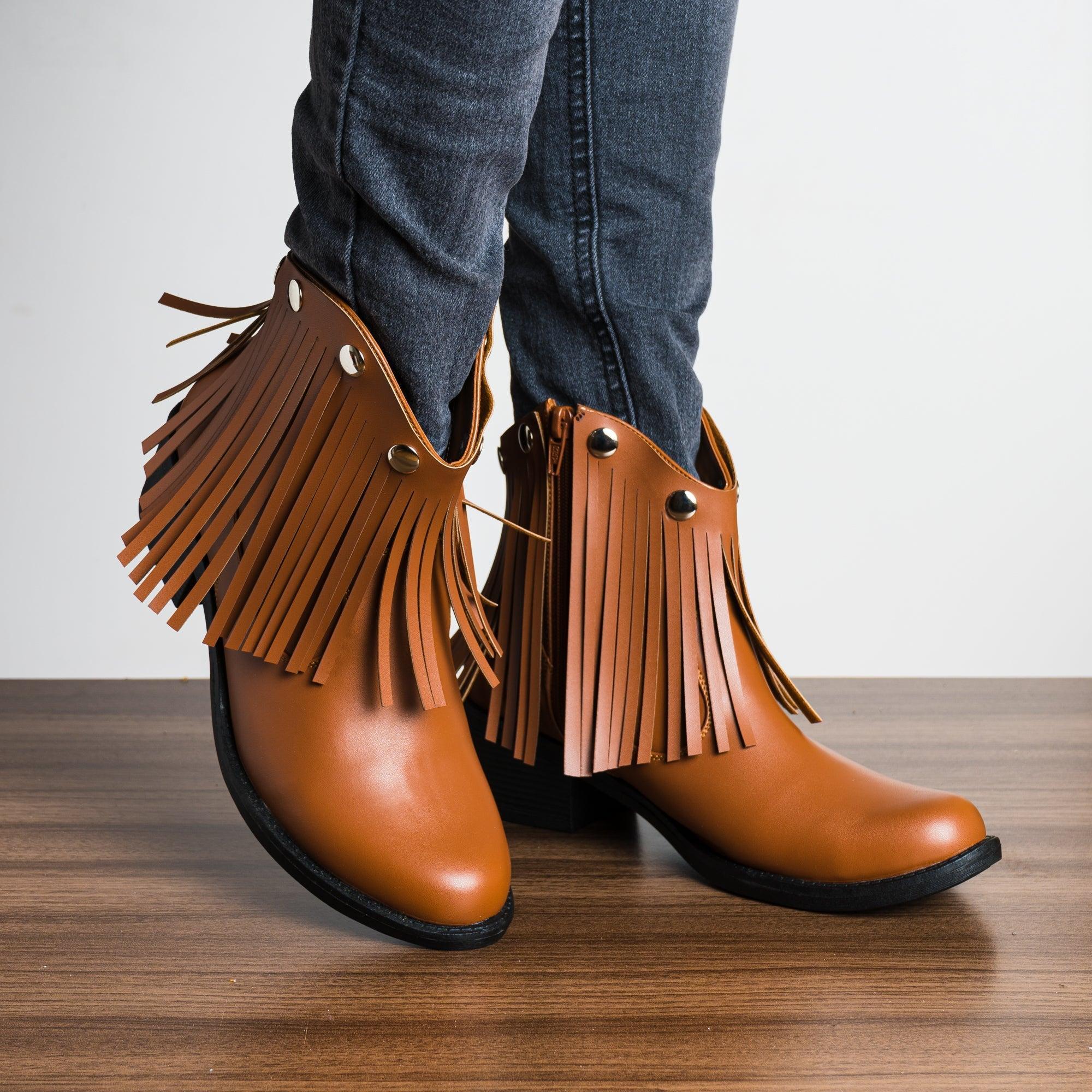 BOTAS MUJER EKATERINA CAMEL - 1