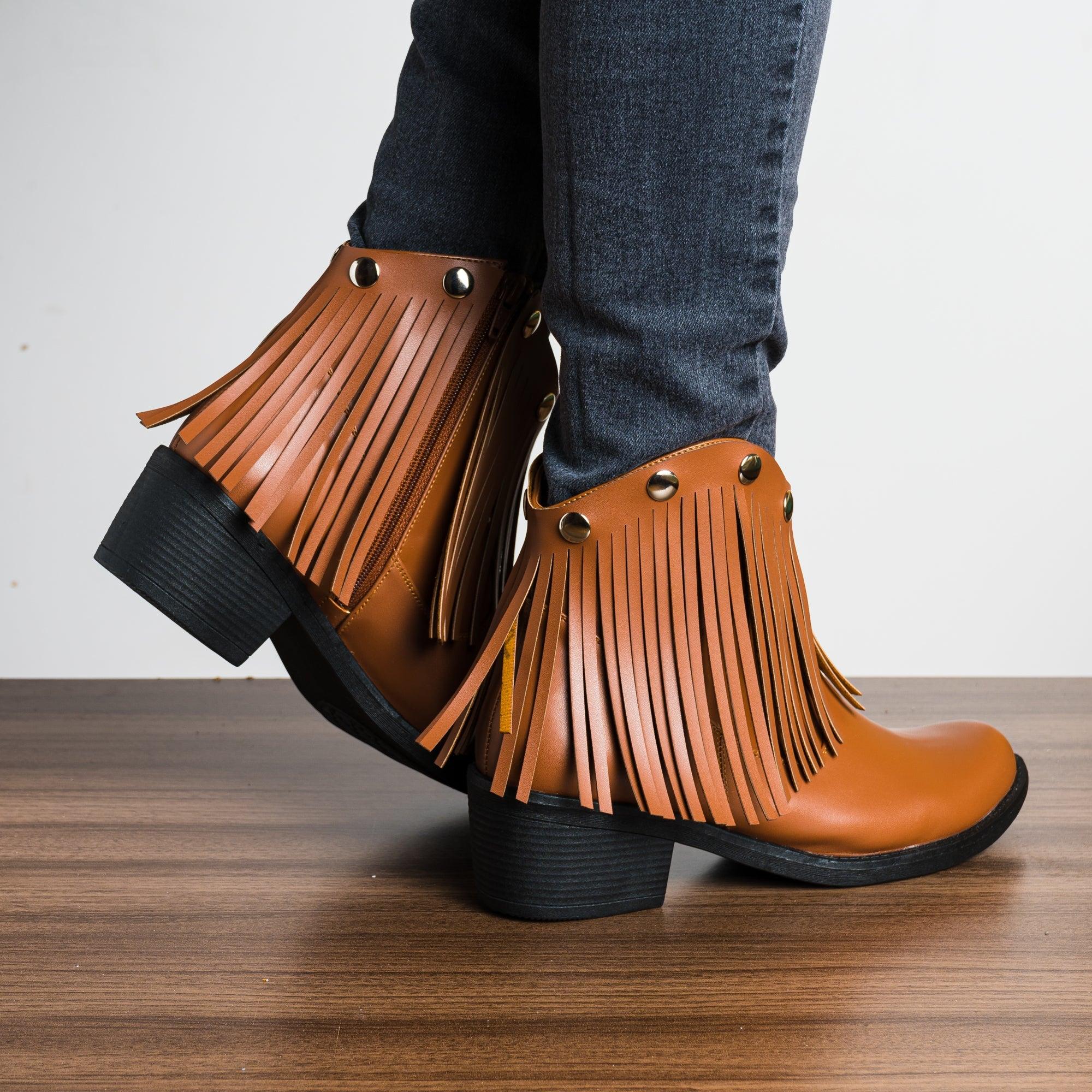 BOTAS MUJER EKATERINA CAMEL - 3