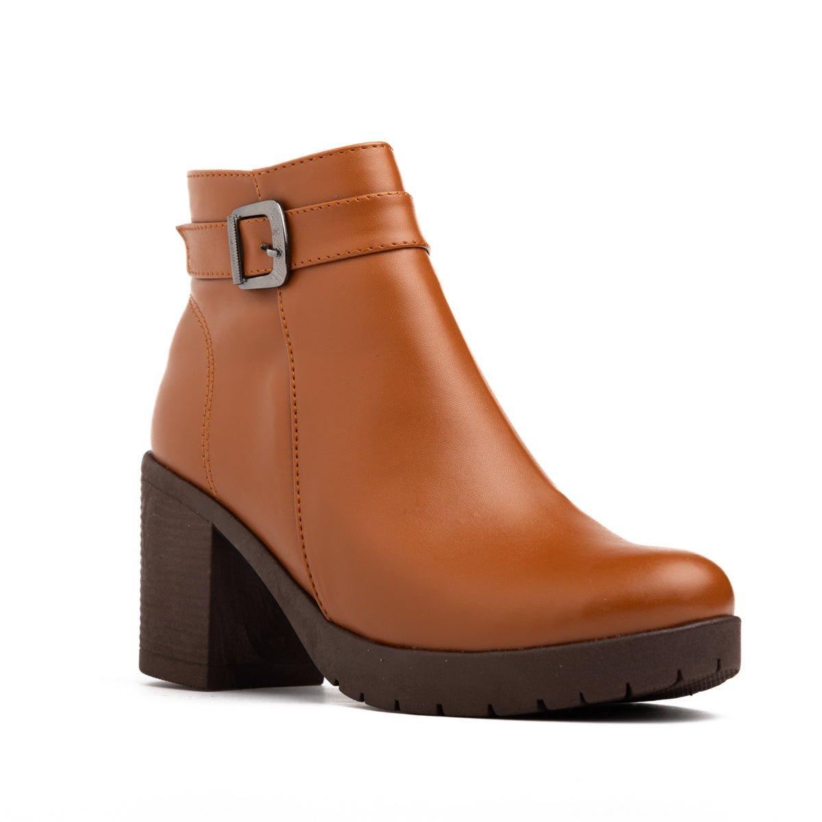 BOTINES MUJER CROWLEY CAMEL - 6