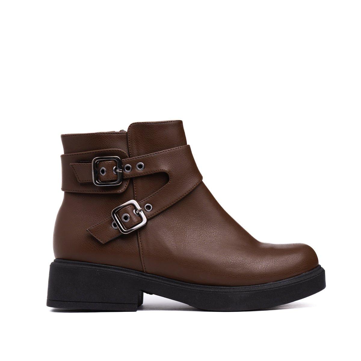 BOTINES MUJER AZUMY MARRÓN - 5