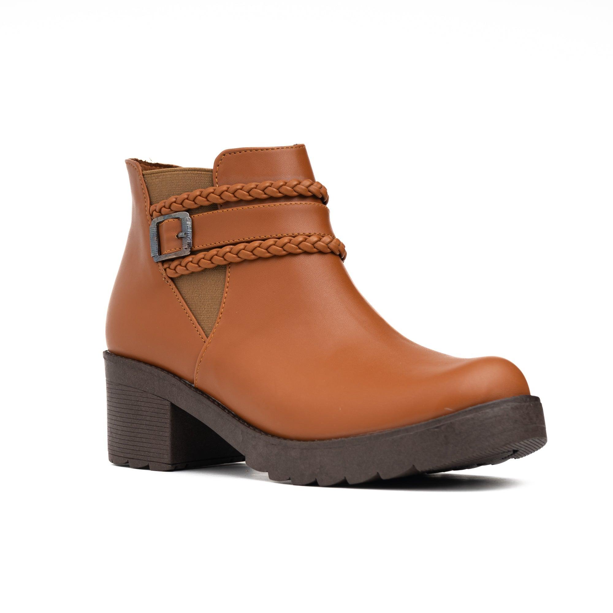 BOTINES MUJER ORLAY CAMEL - 5