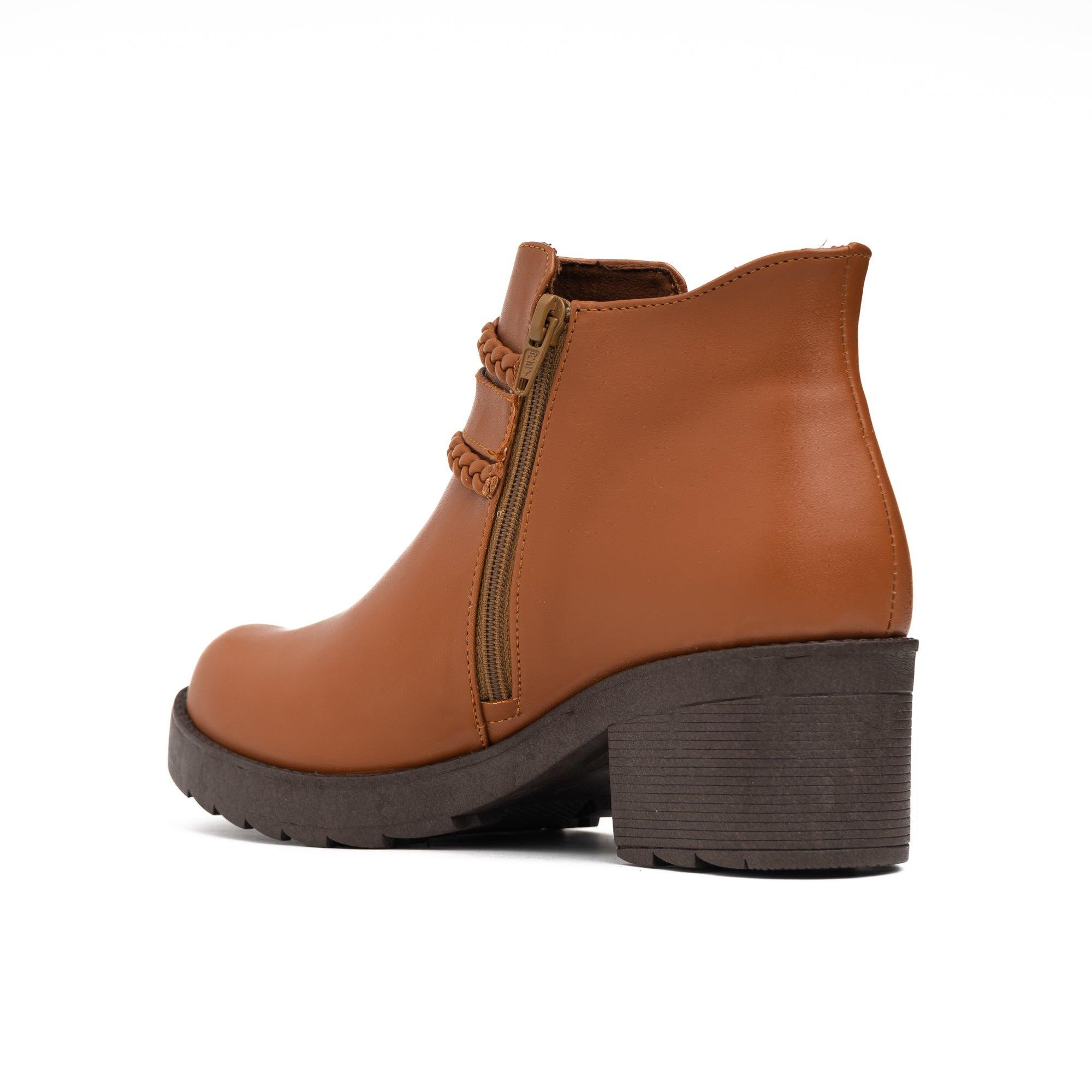 BOTINES MUJER ORLAY CAMEL - 6