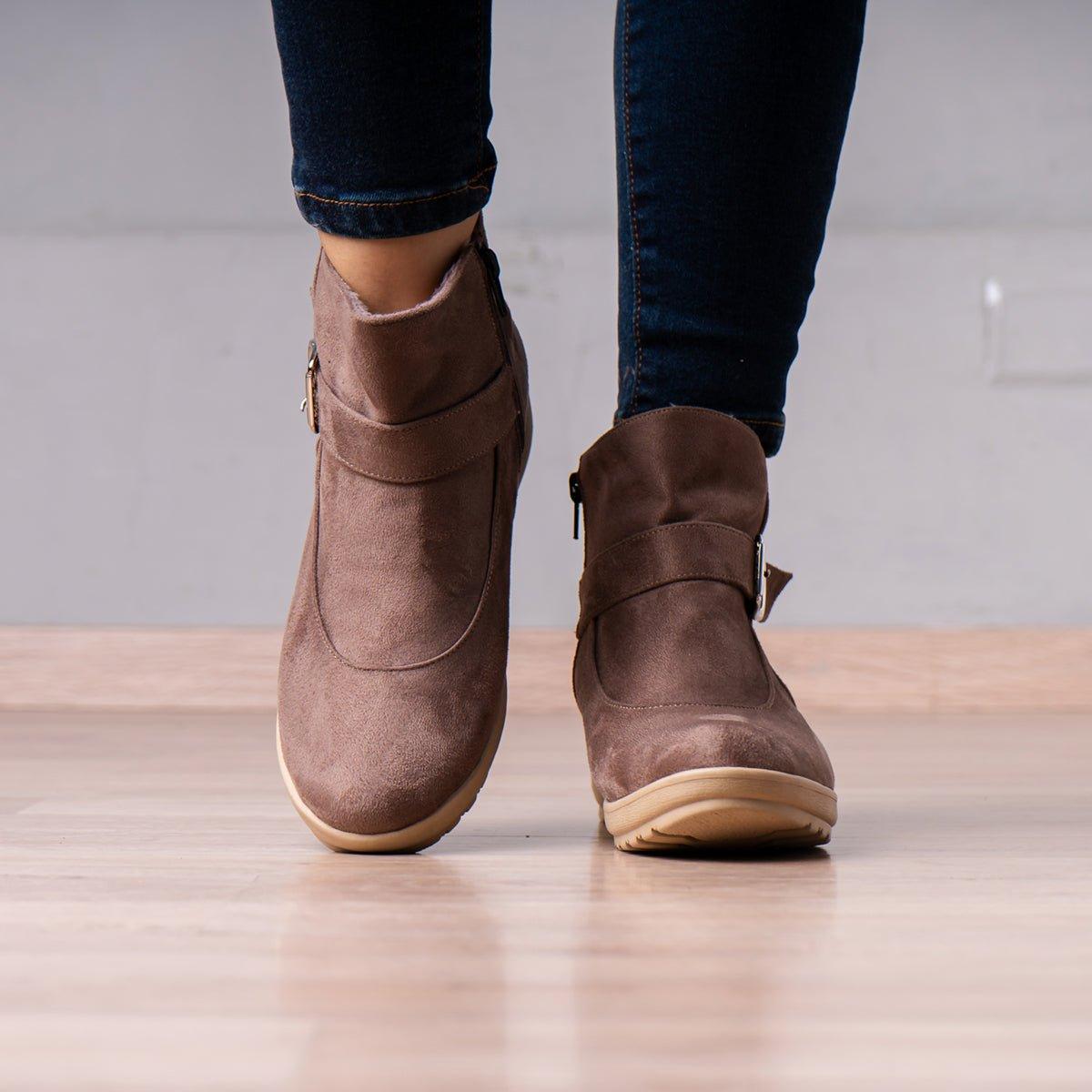 BOTINES MUJER CRESIDA TOPO - 2