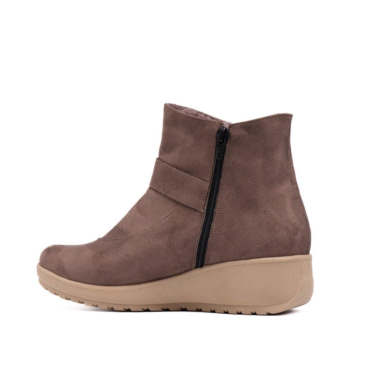 BOTINES MUJER CRESIDA TOPO - 4