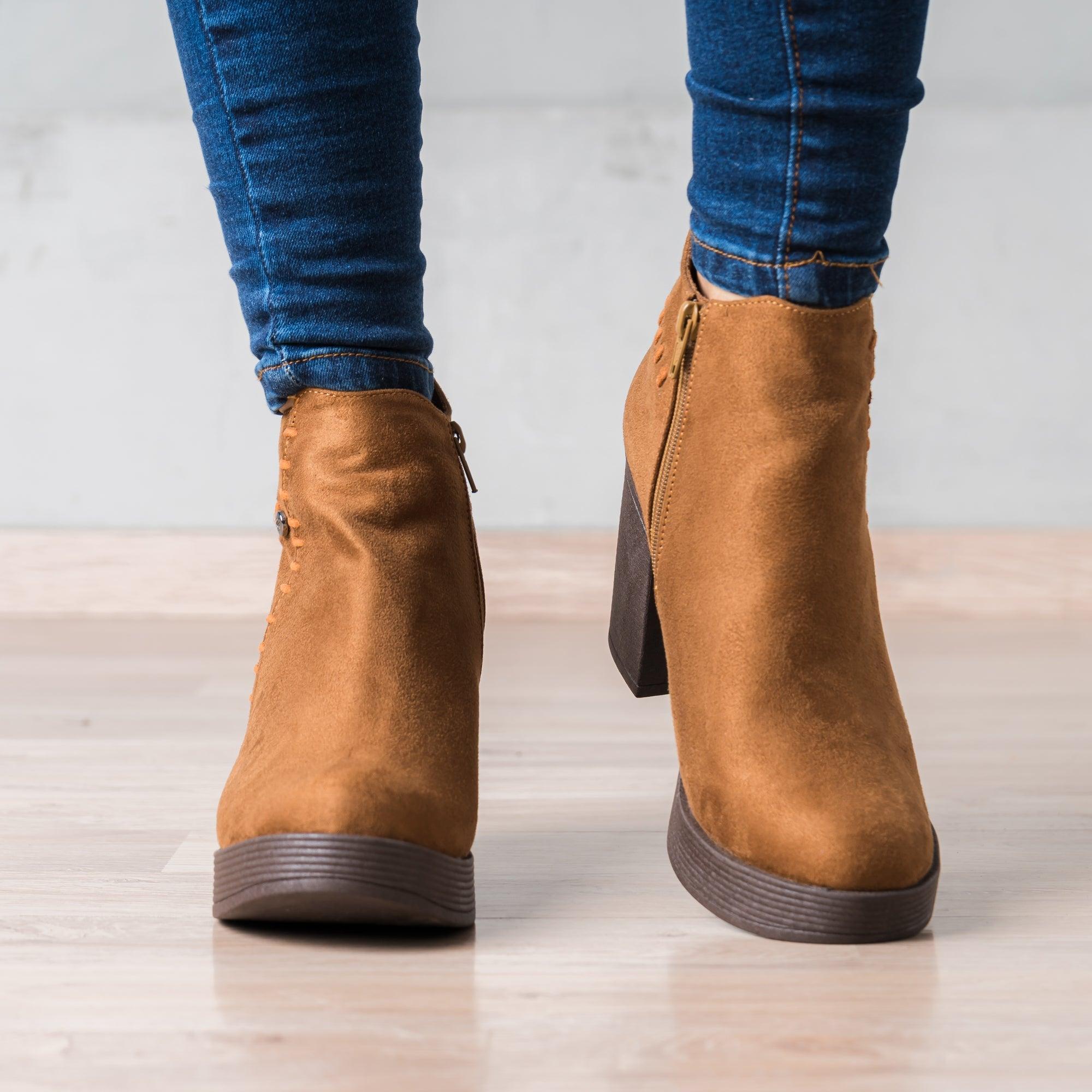 BOTINES MUJER SLOVA CAMEL - 2