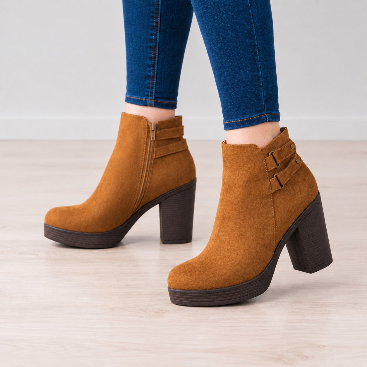 BOTAS MUJER SABADELL CAMEL - 1
