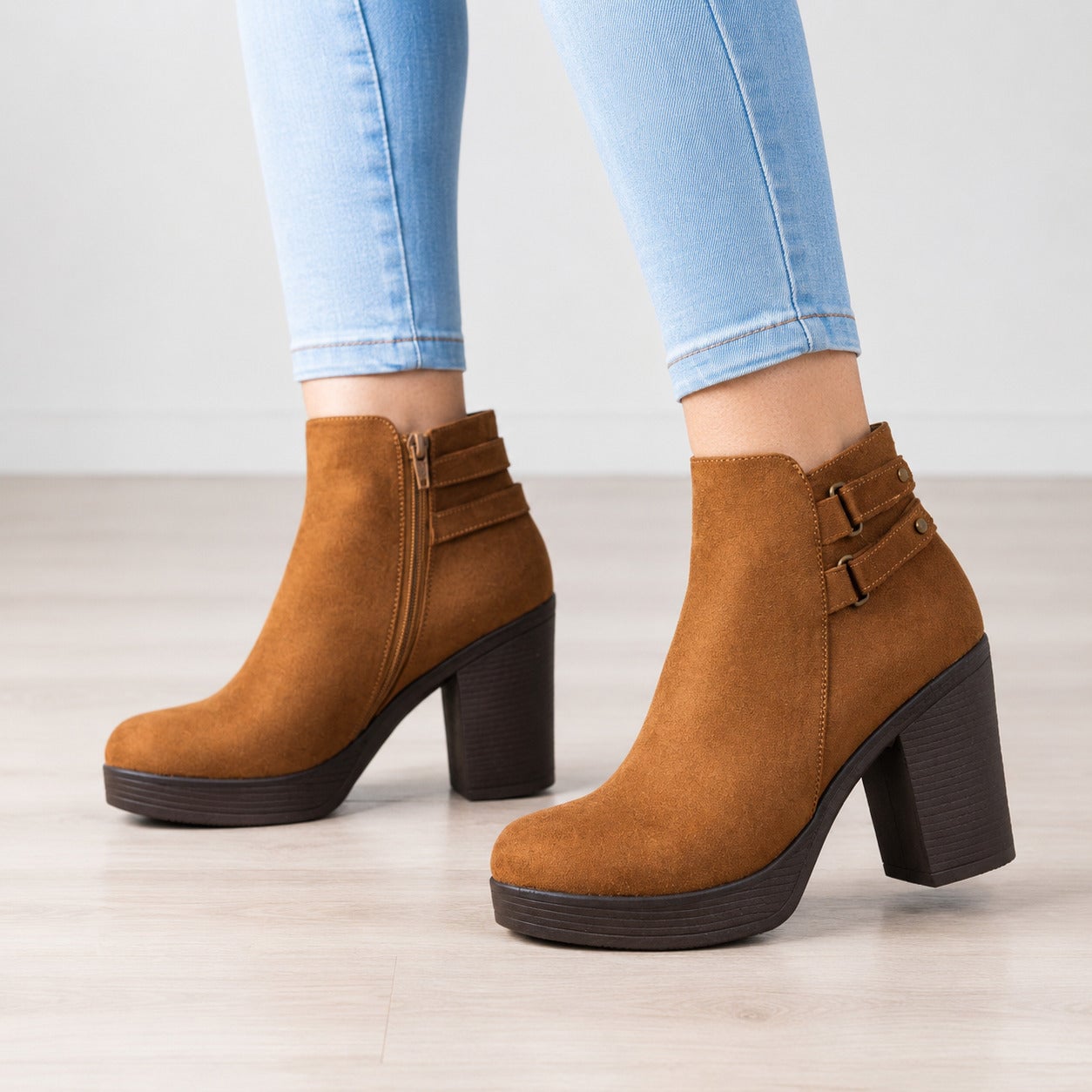 BOTAS MUJER SABADELL CAMEL - 4