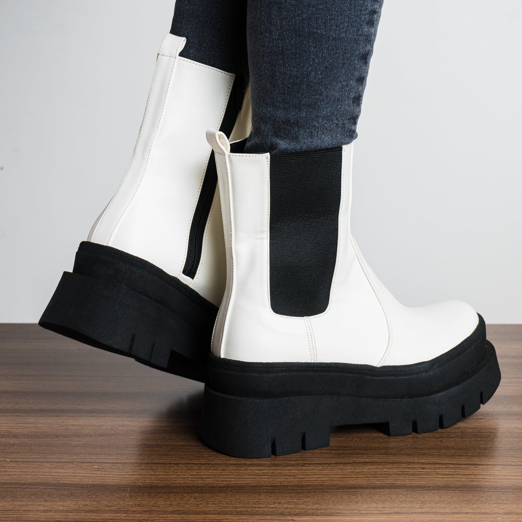 BOTAS MUJER FISHERT 2.0 NEGRO - 3