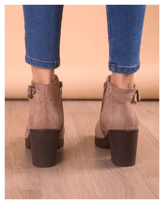 BOTINES MUJER HASKOVO TOPO GAMUZA - 3
