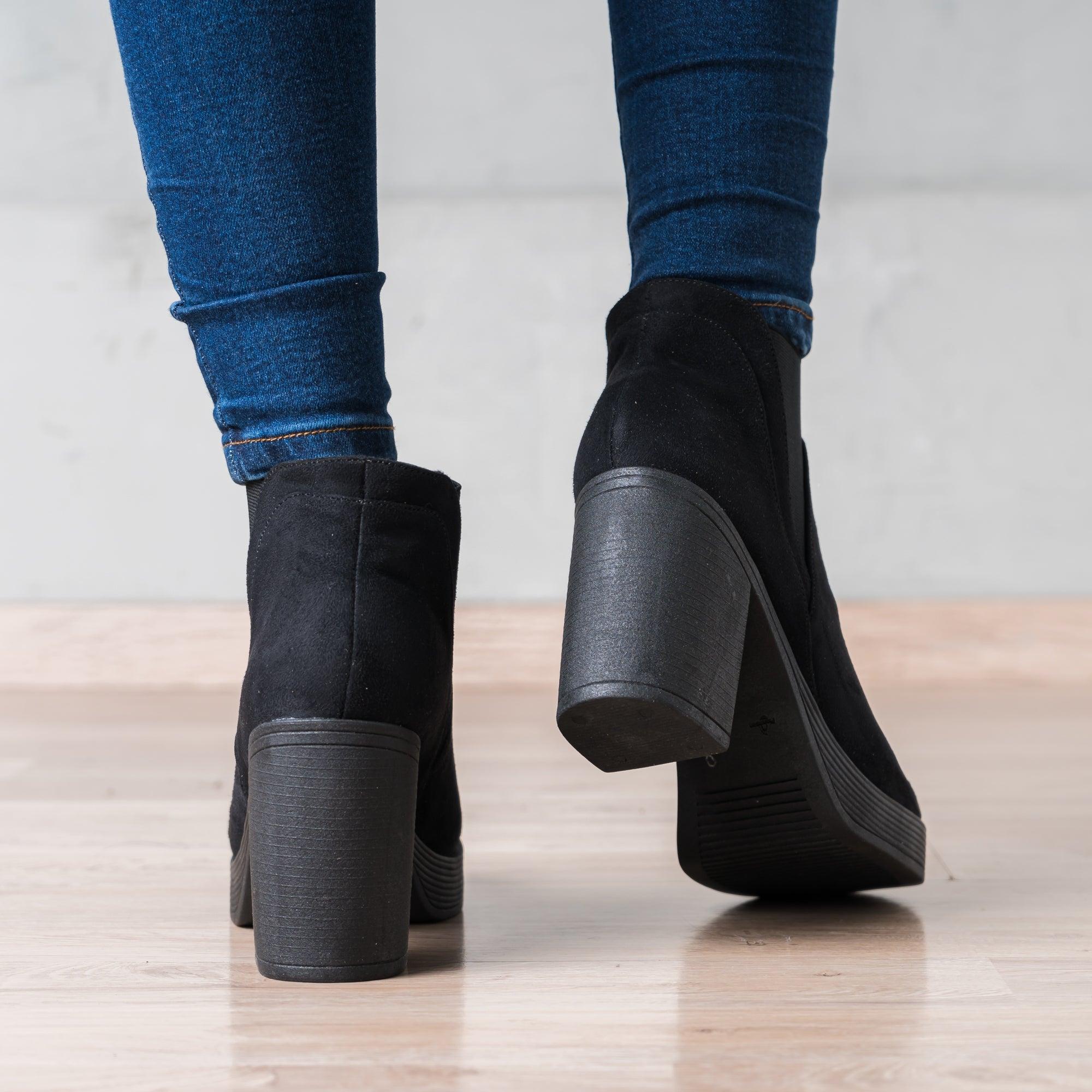 BOTINES MUJER UIV NEGRO - 3