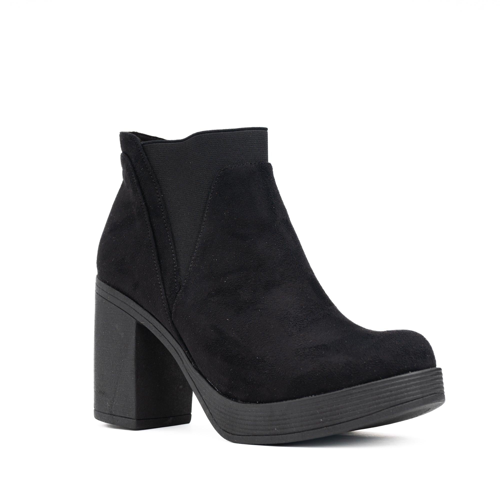 BOTINES MUJER UIV NEGRO - 5