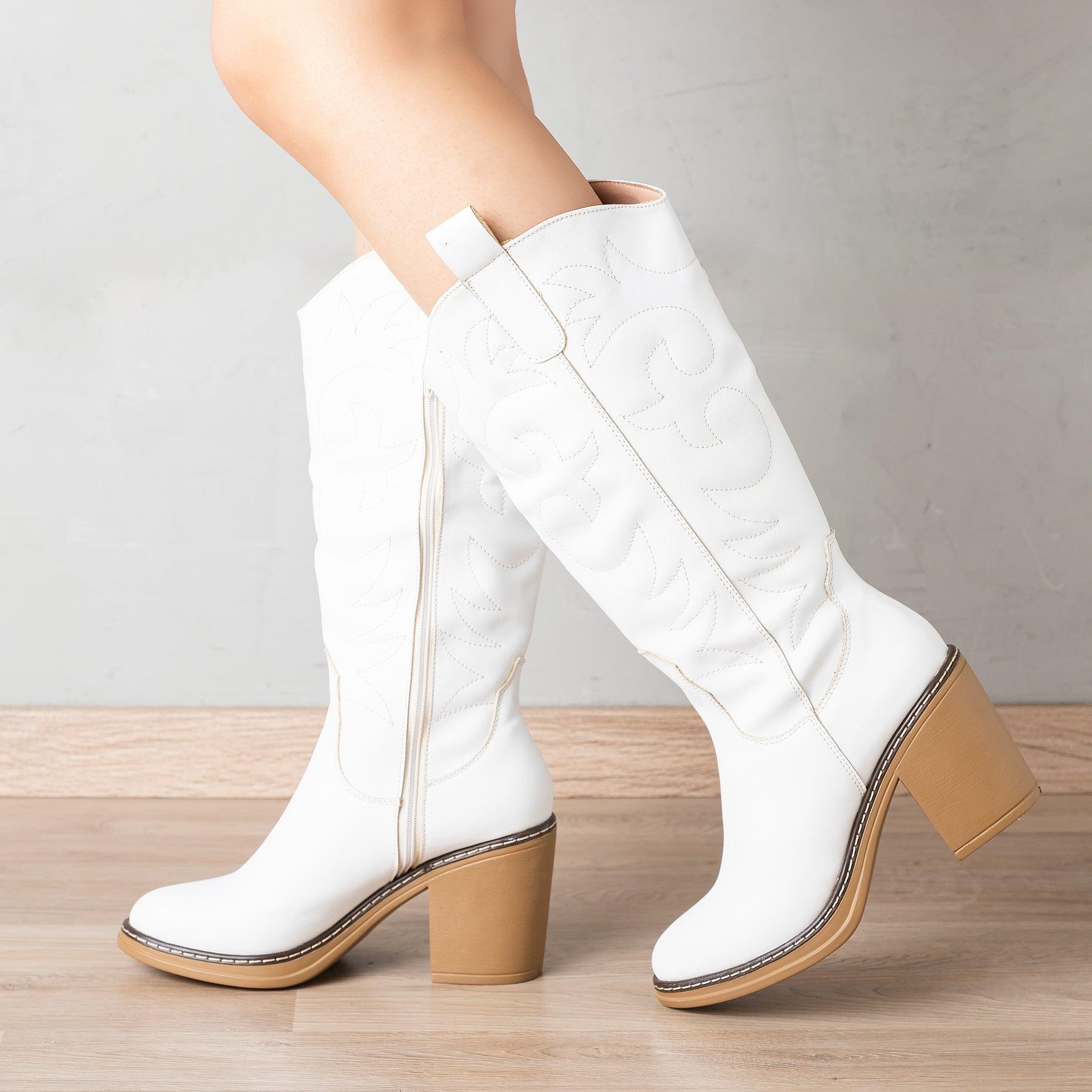 BOTAS MUJER SNAKER BLANCO - 1