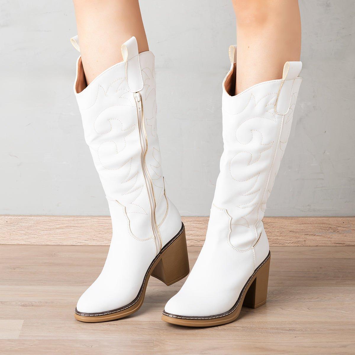 BOTAS MUJER SNAKER BLANCO - 2
