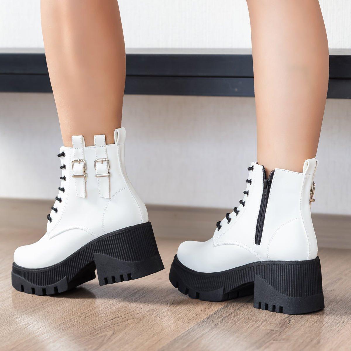 BOTAS MUJER KAIMA BLANCO - 2