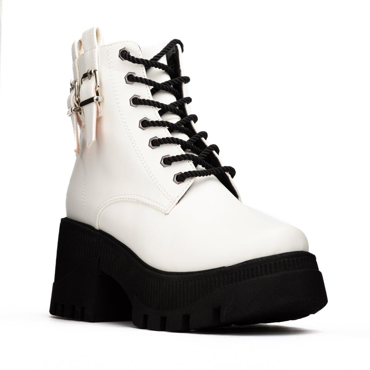 BOTAS MUJER KAIMA BLANCO - 4