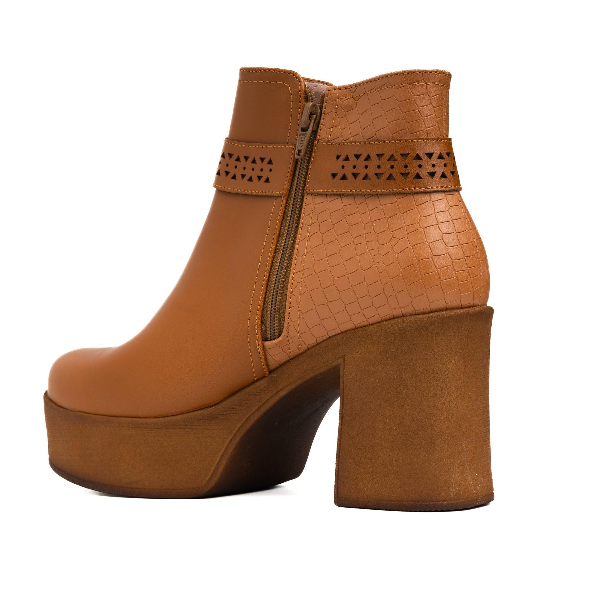 BOTAS MUJER ABBIE CAMEL - 6