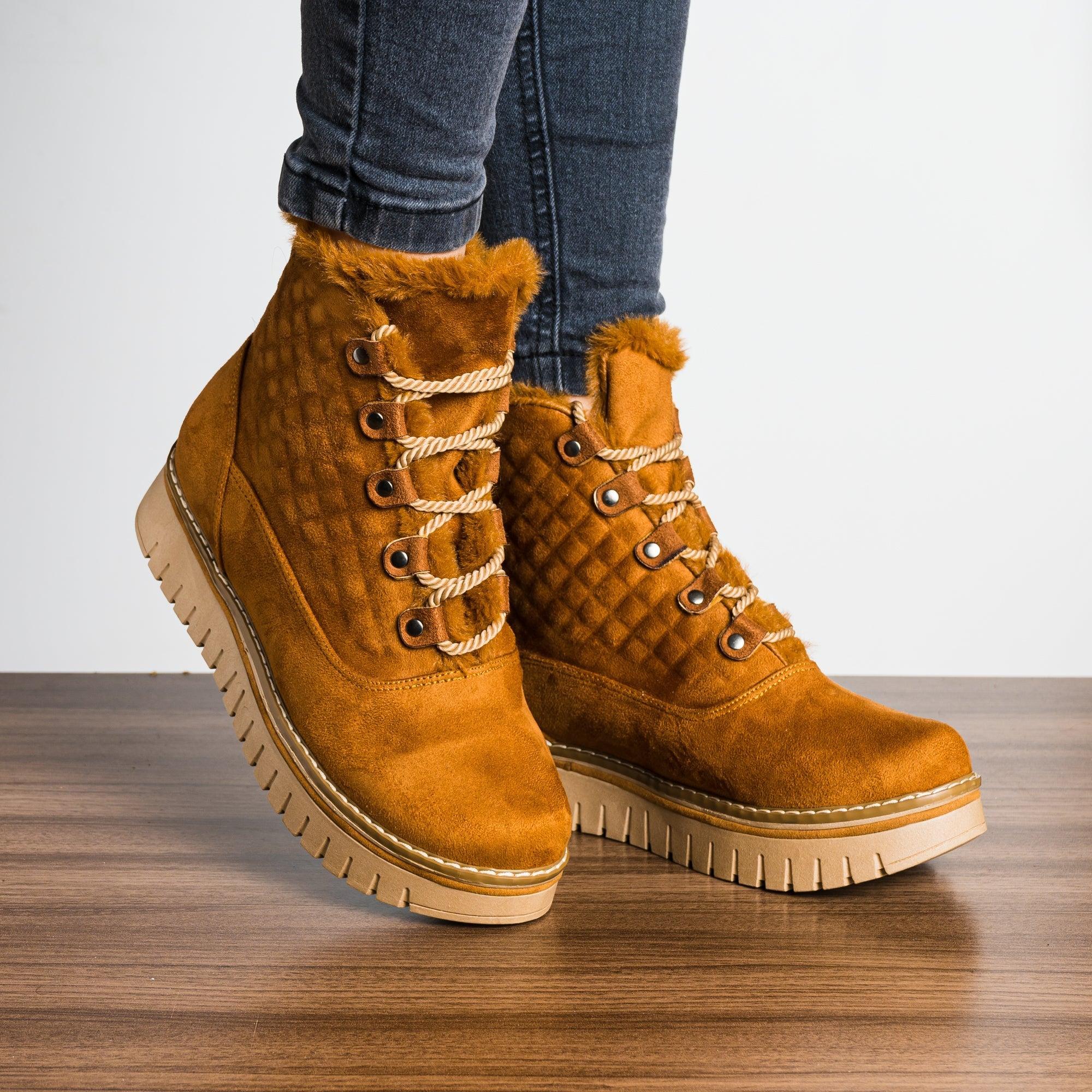 BOTAS MUJER MILUSKY CAMEL - 1