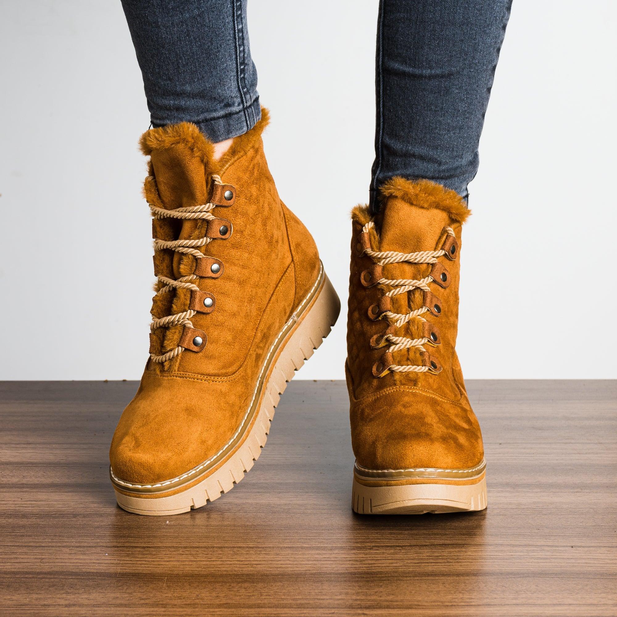 BOTAS MUJER MILUSKY CAMEL - 2
