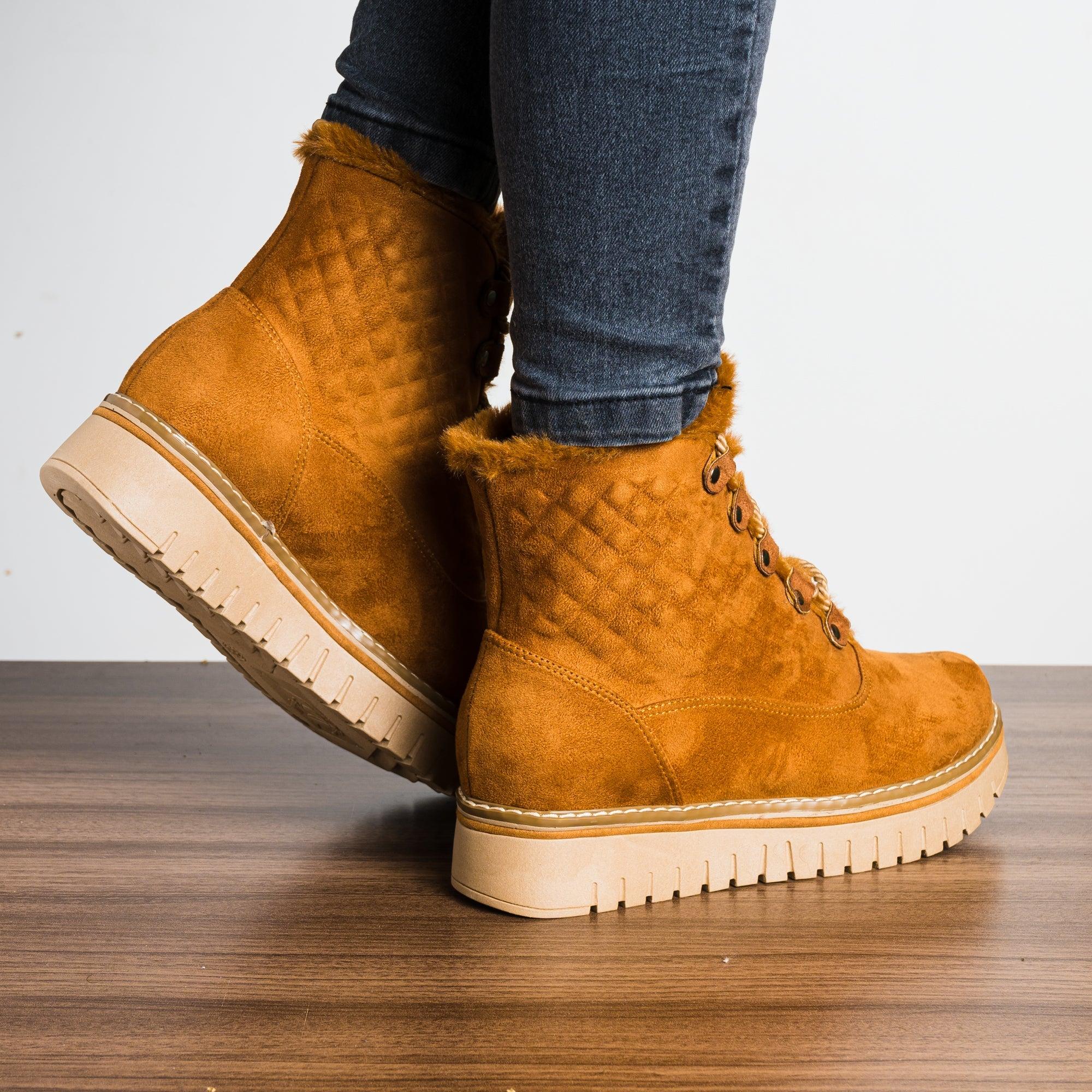 BOTAS MUJER MILUSKY CAMEL - 3