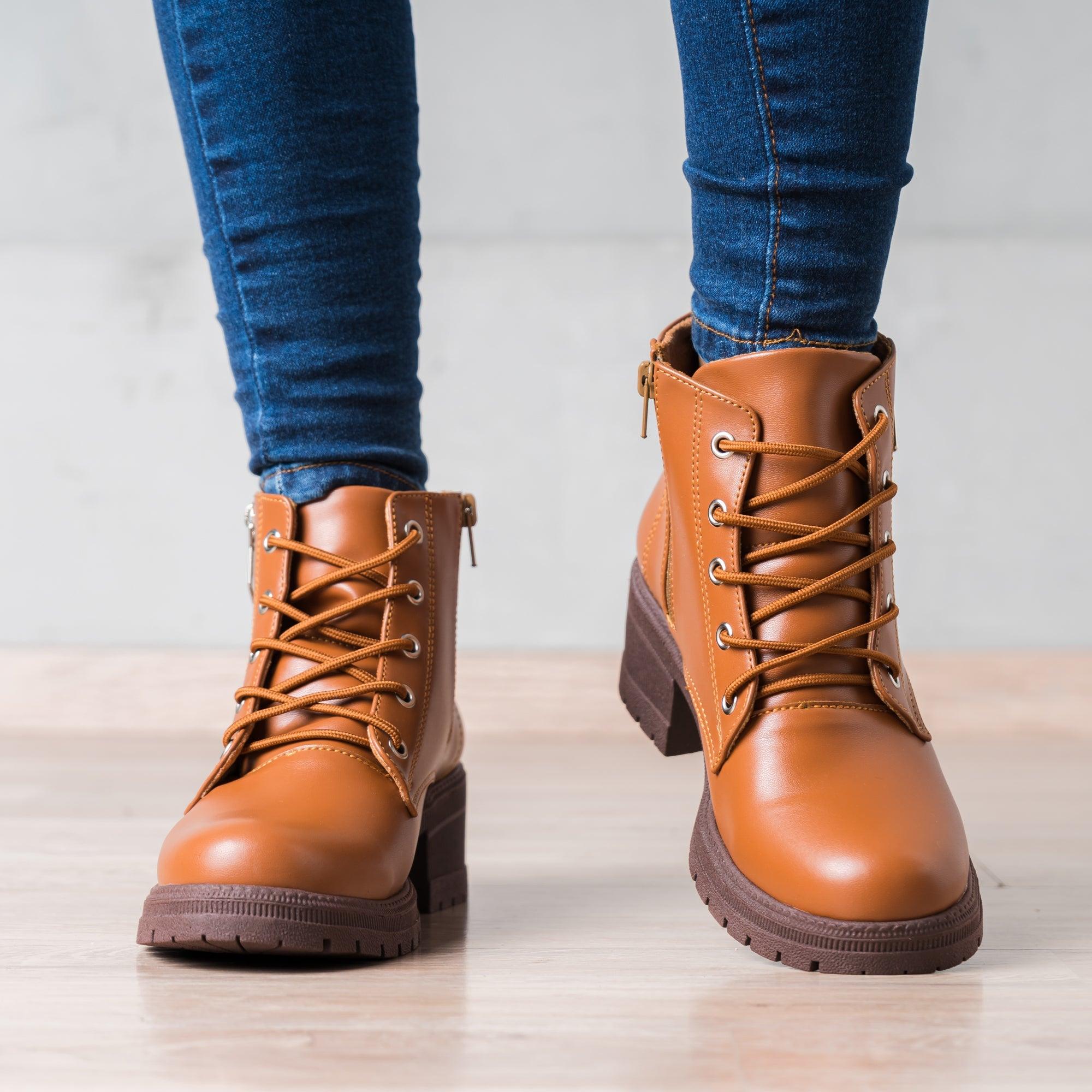 BOTINES MUJER BASTET CAMEL - 2
