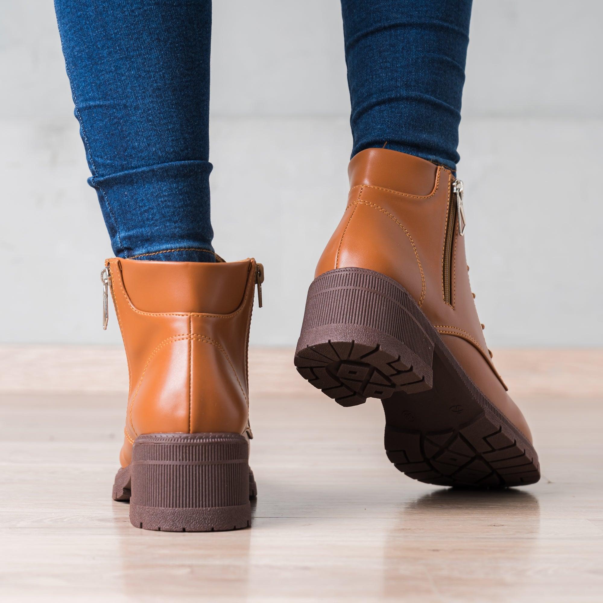 BOTINES MUJER BASTET CAMEL - 3