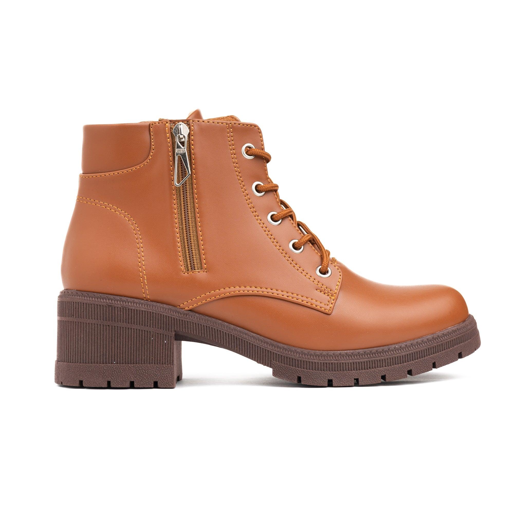 BOTINES MUJER BASTET CAMEL - 4