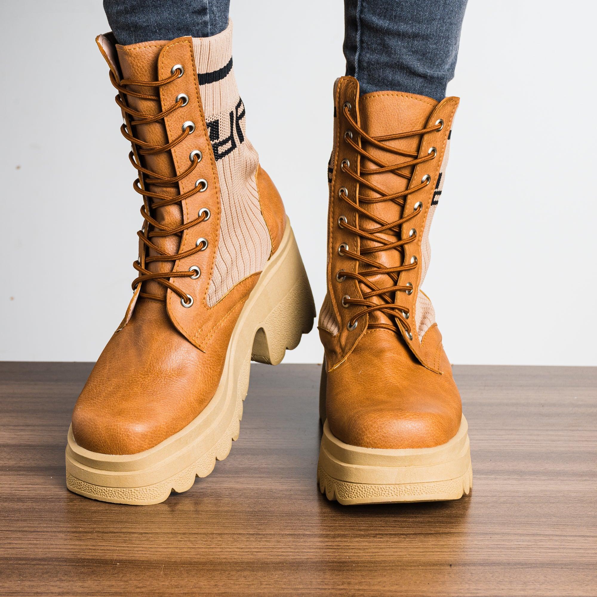 BOTAS MUJER TAMOW CAMEL - 2