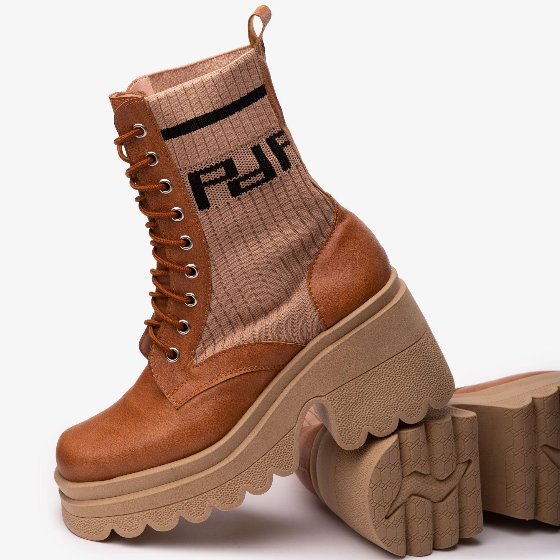 BOTAS MUJER TAMOW CAMEL - 4