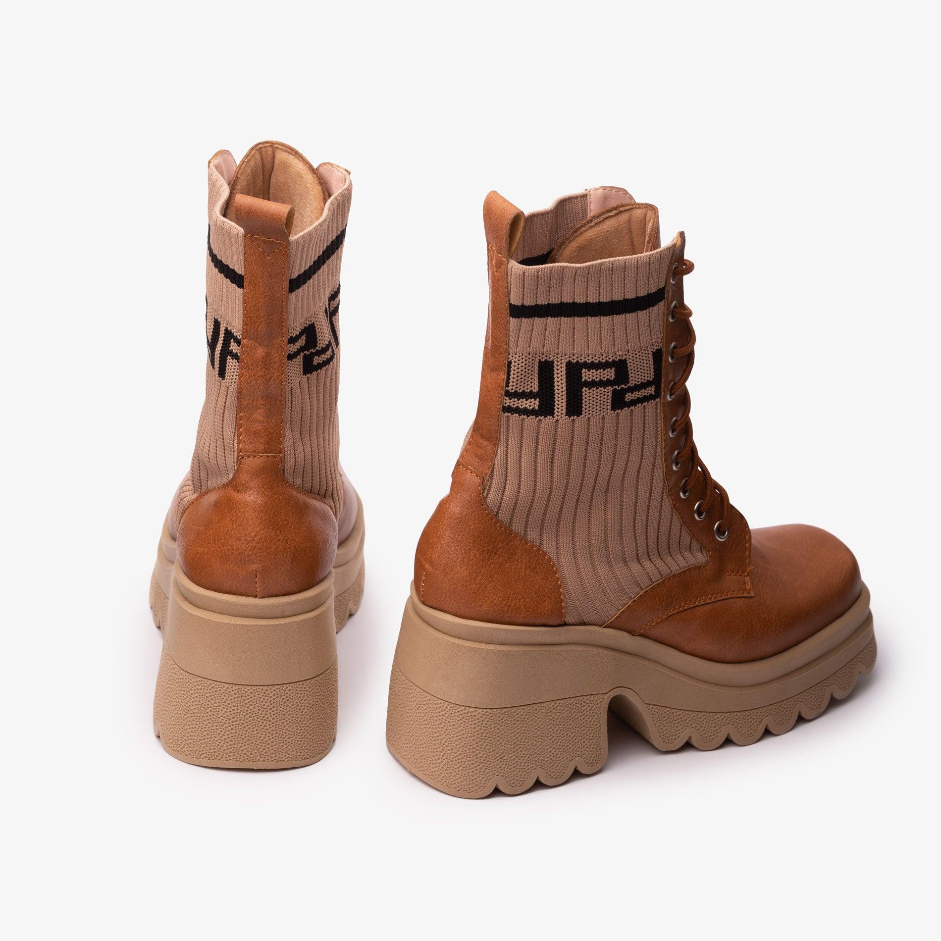 BOTAS MUJER TAMOW CAMEL - 5