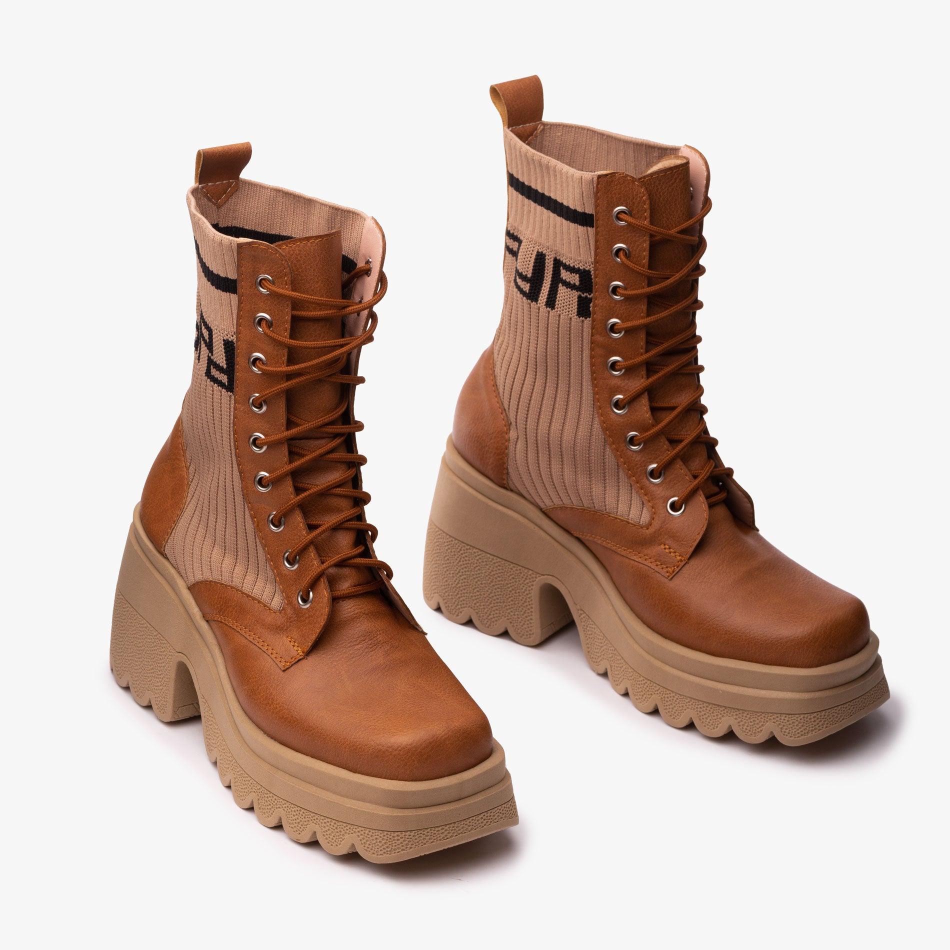 BOTAS MUJER TAMOW CAMEL - 6