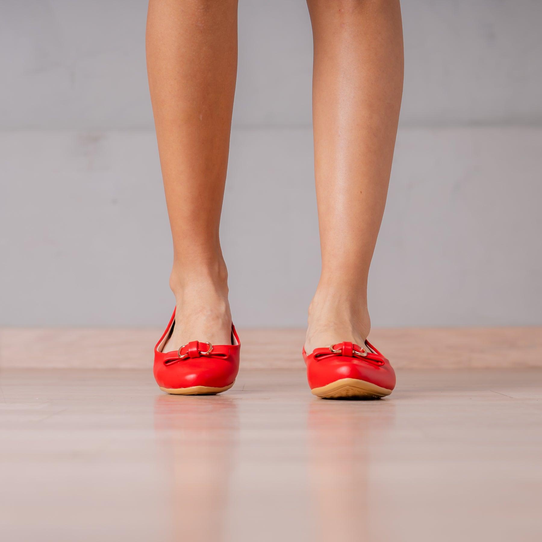 BALLERINAS MUJER AGNELA ROJO - 2