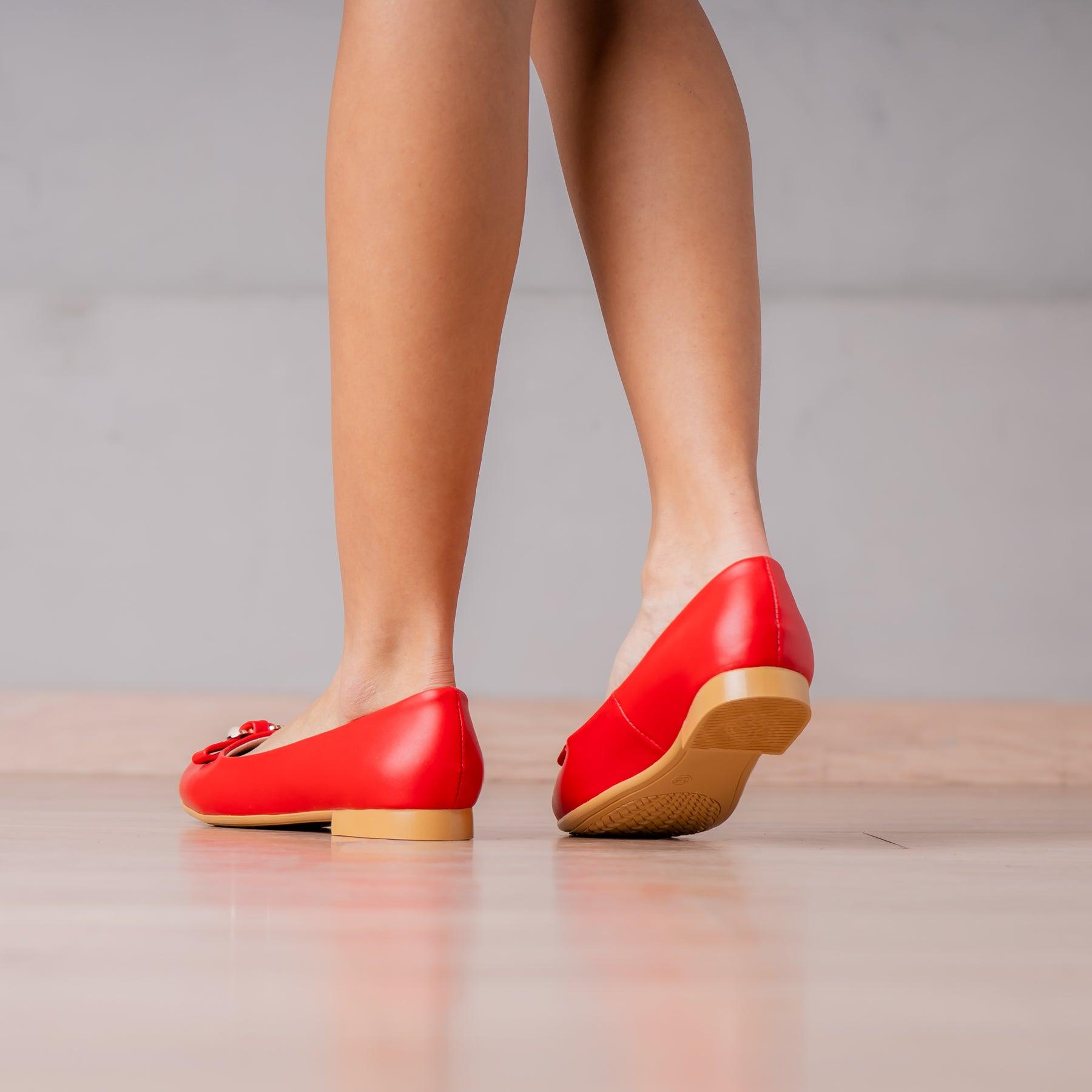 BALLERINAS MUJER AGNELA ROJO - 3