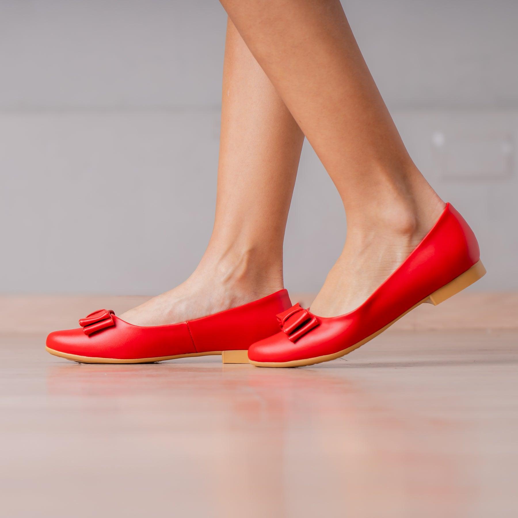 BALLERINAS MUJER NAYANA ROJO - 1