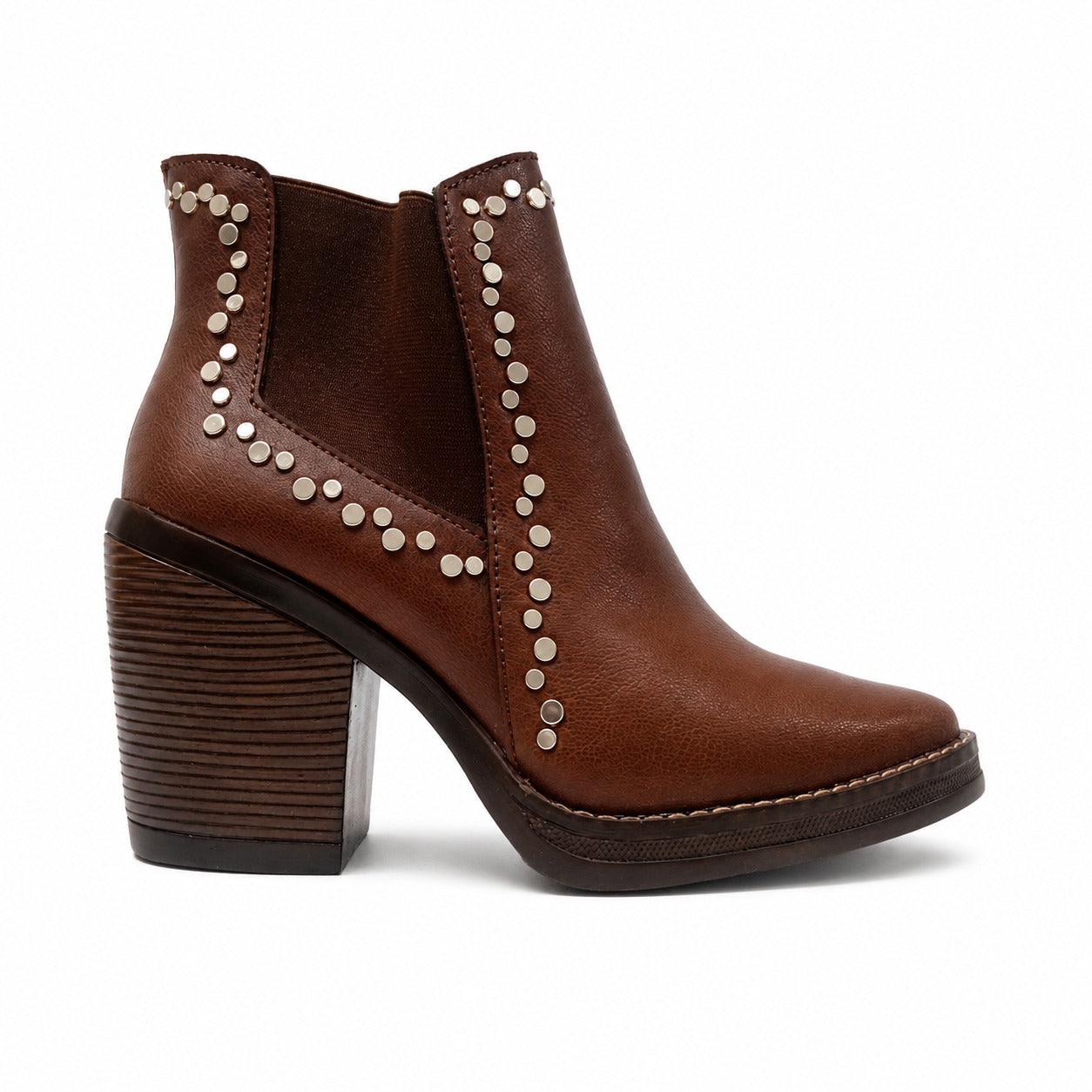 BOTINES MUJER RIVALI MARRON - 1