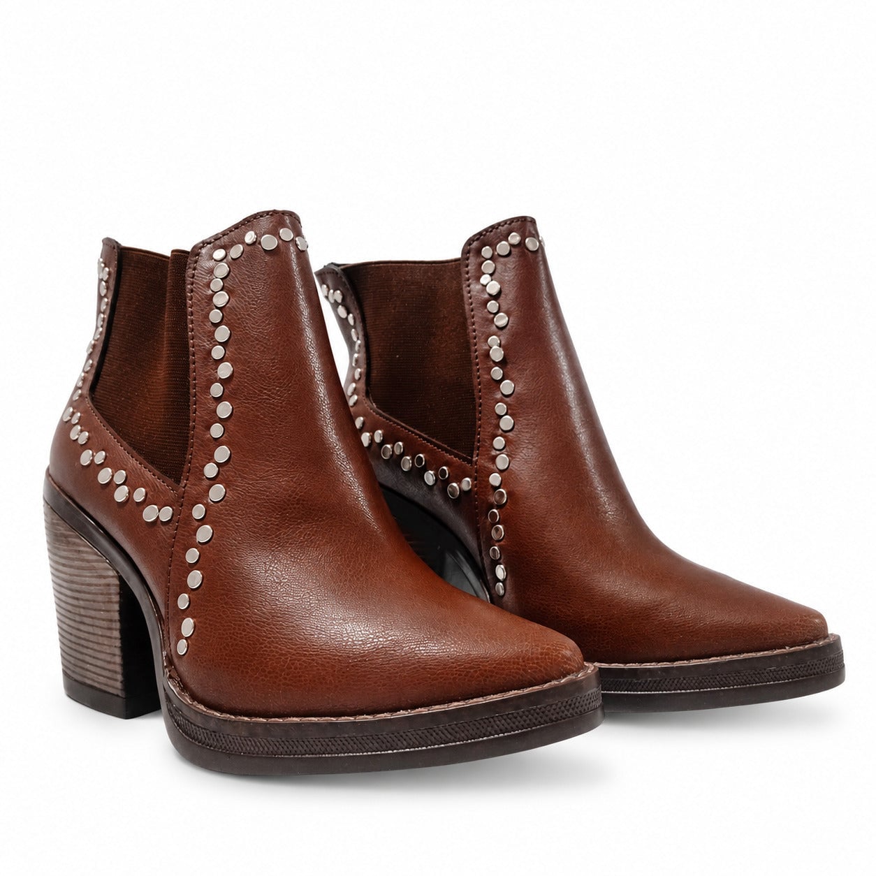 BOTINES MUJER RIVALI MARRON - 4