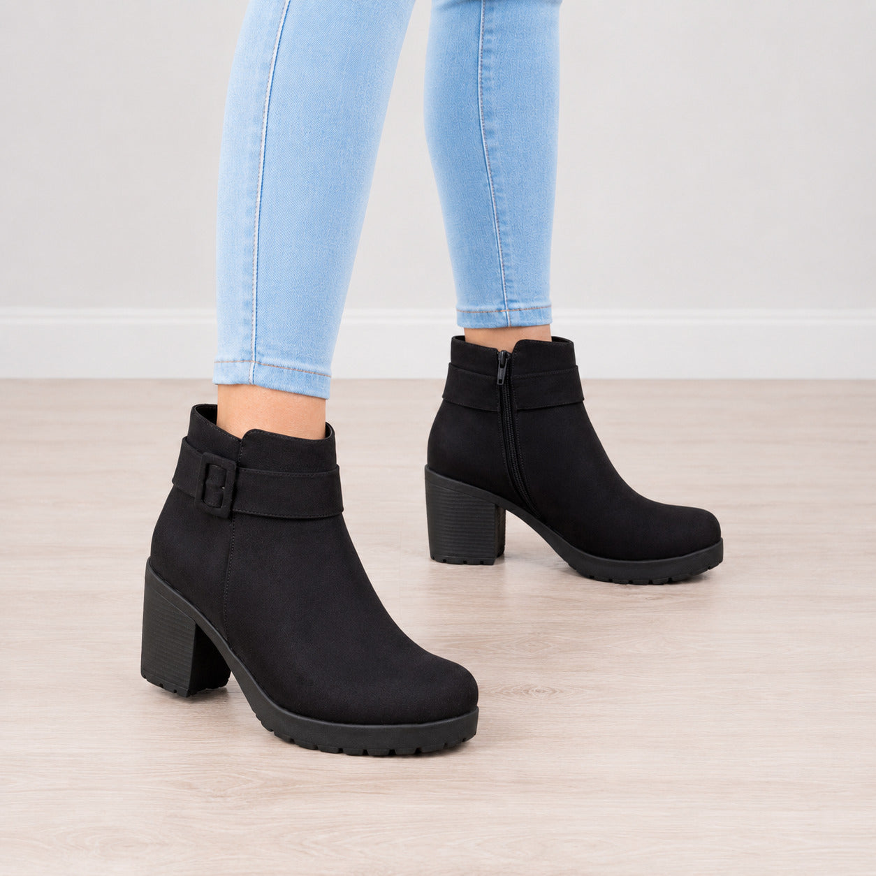 BOTINES MUJER KIEV NEGRO - 1