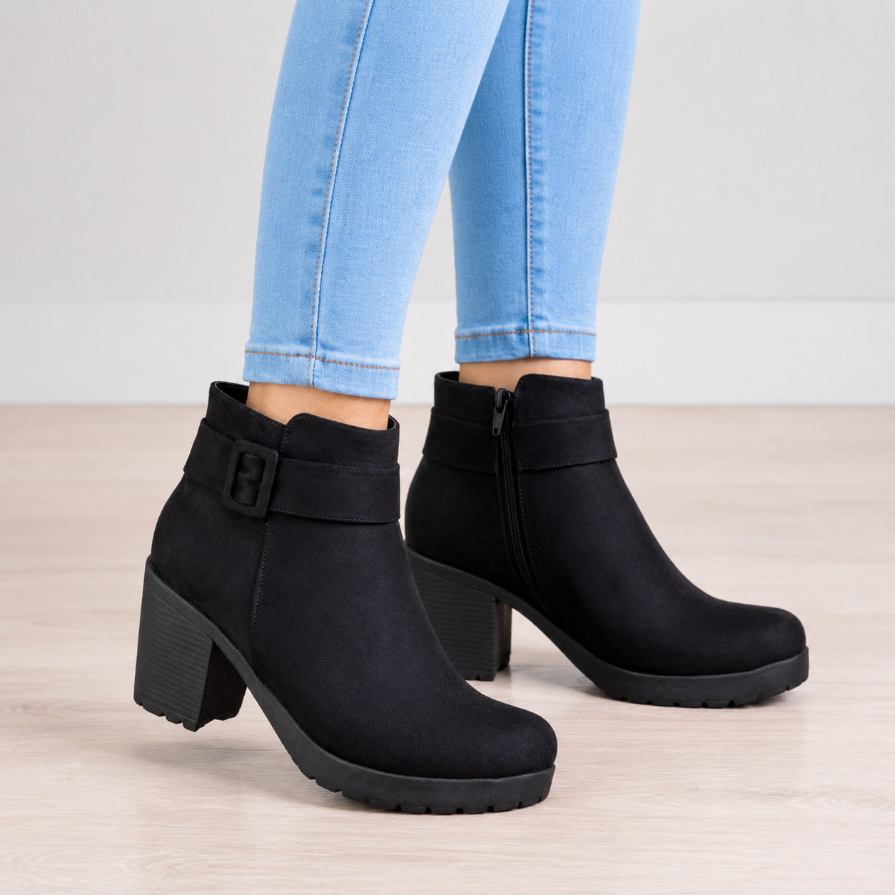 BOTINES MUJER KIEV NEGRO - 4