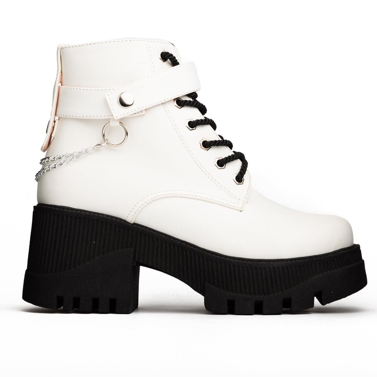 BOTAS MUJER POTAXIE BLANCO - 3
