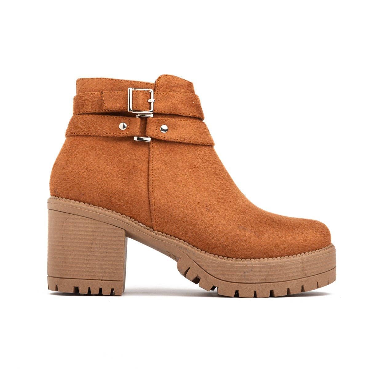 BOTAS MUJER DONIA CAMEL - 4
