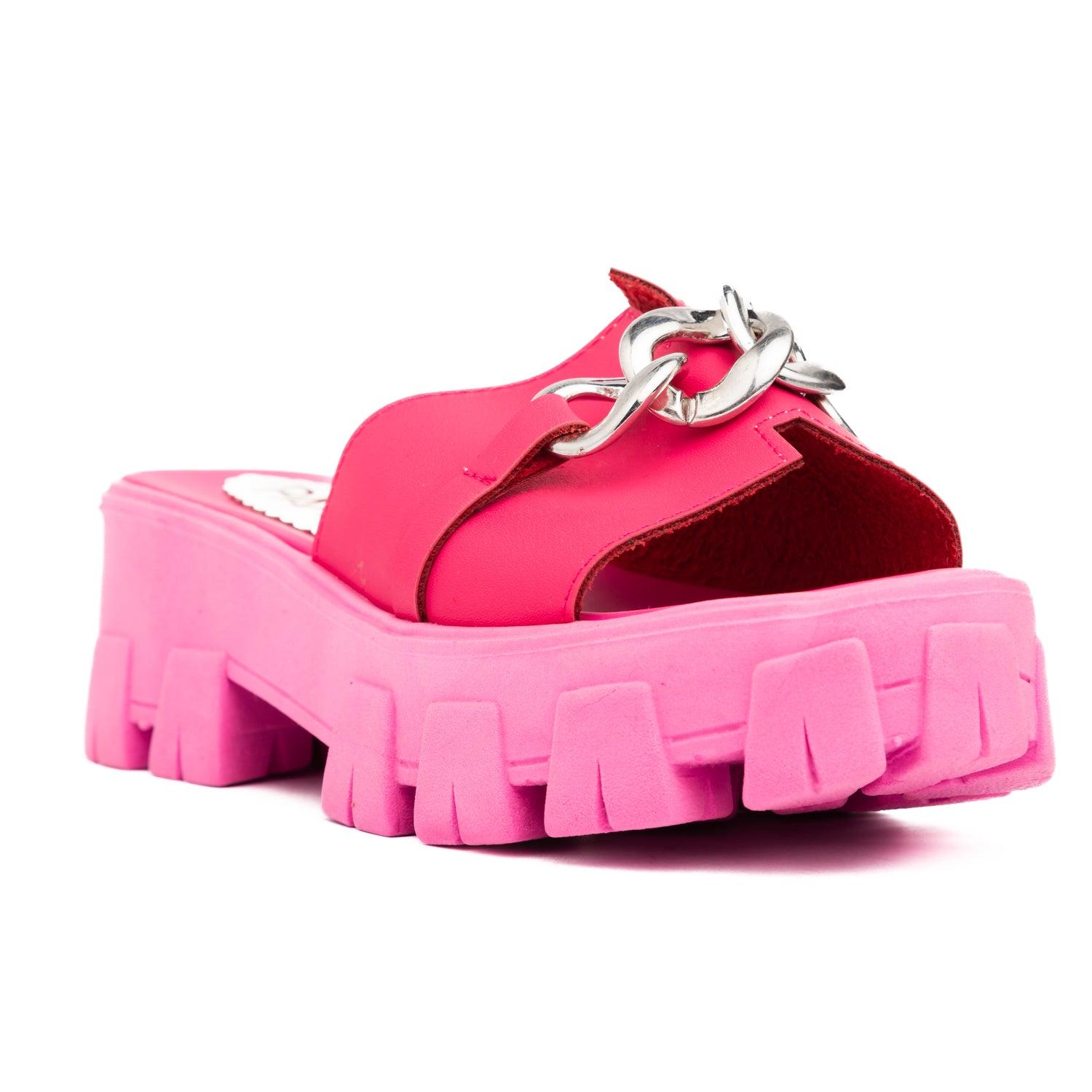 SANDALIAS CASUALES MUJER SAINTES FUCSIA - 3