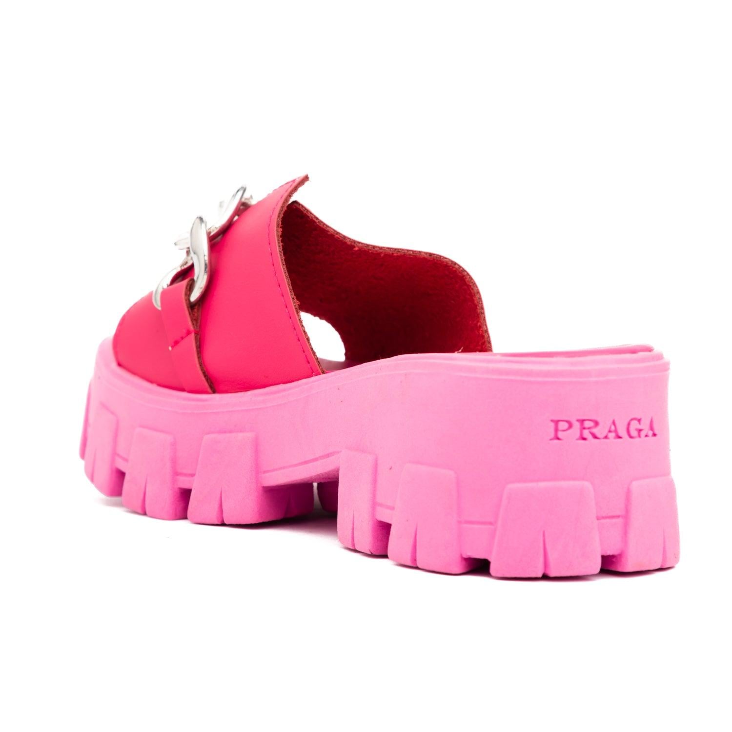SANDALIAS CASUALES MUJER SAINTES FUCSIA - 4