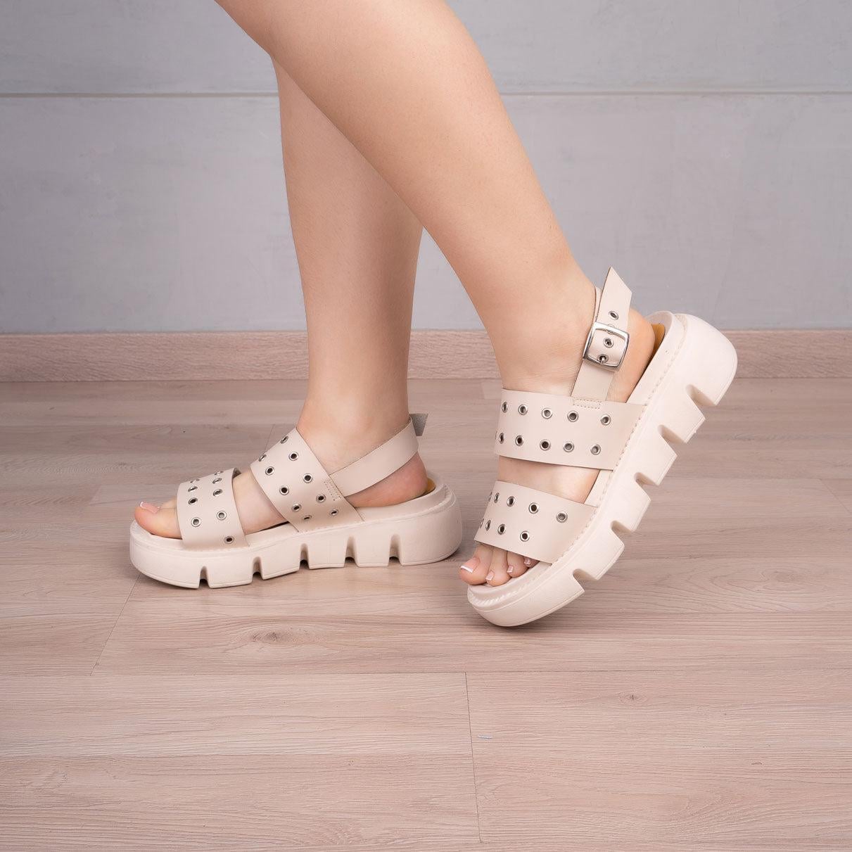 SANDALIAS CASUALES MUJER YUBA NUDE - 1