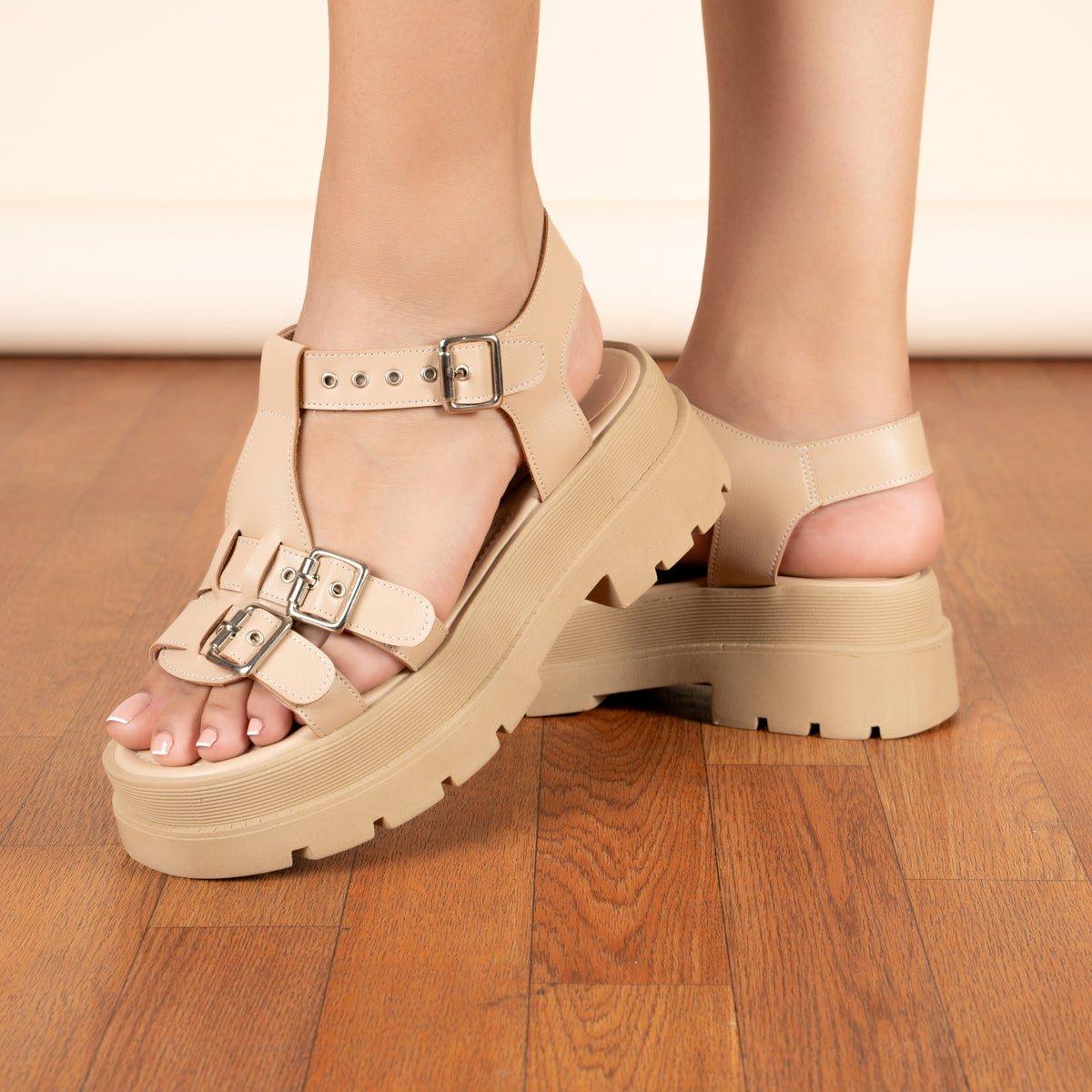 SANDALIAS CASUALES MUJER SAN ANDRES 2.0 BEIGE - 2