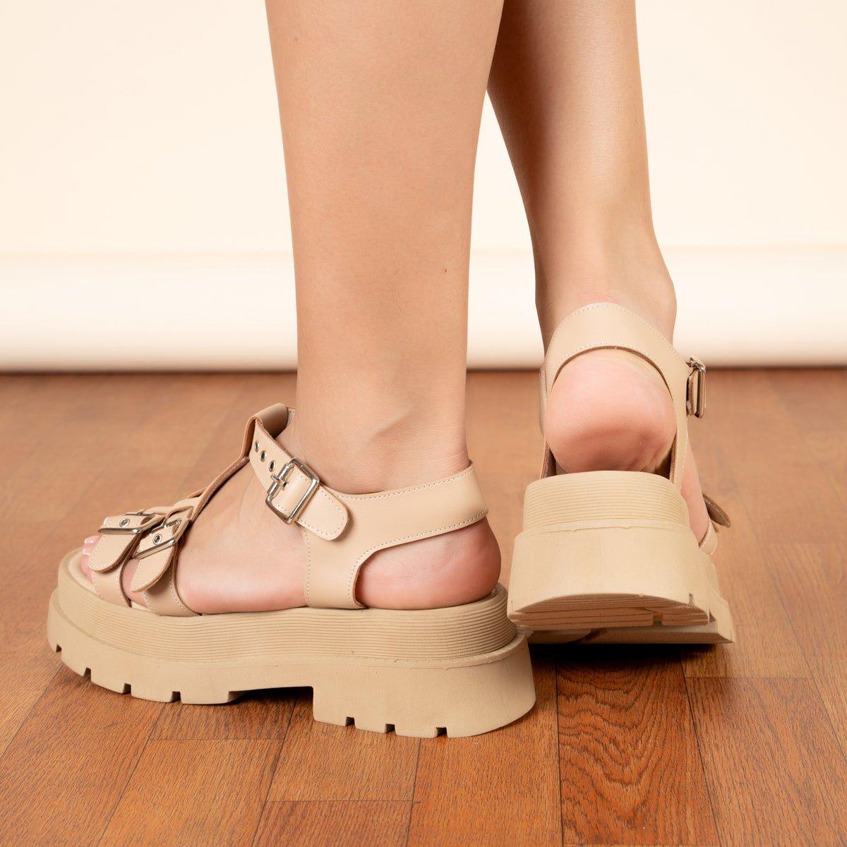 SANDALIAS CASUALES MUJER SAN ANDRES 2.0 BEIGE - 3