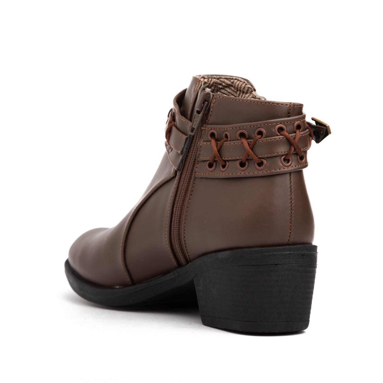 BOTINES MUJER NAGOYA MARRON - 6