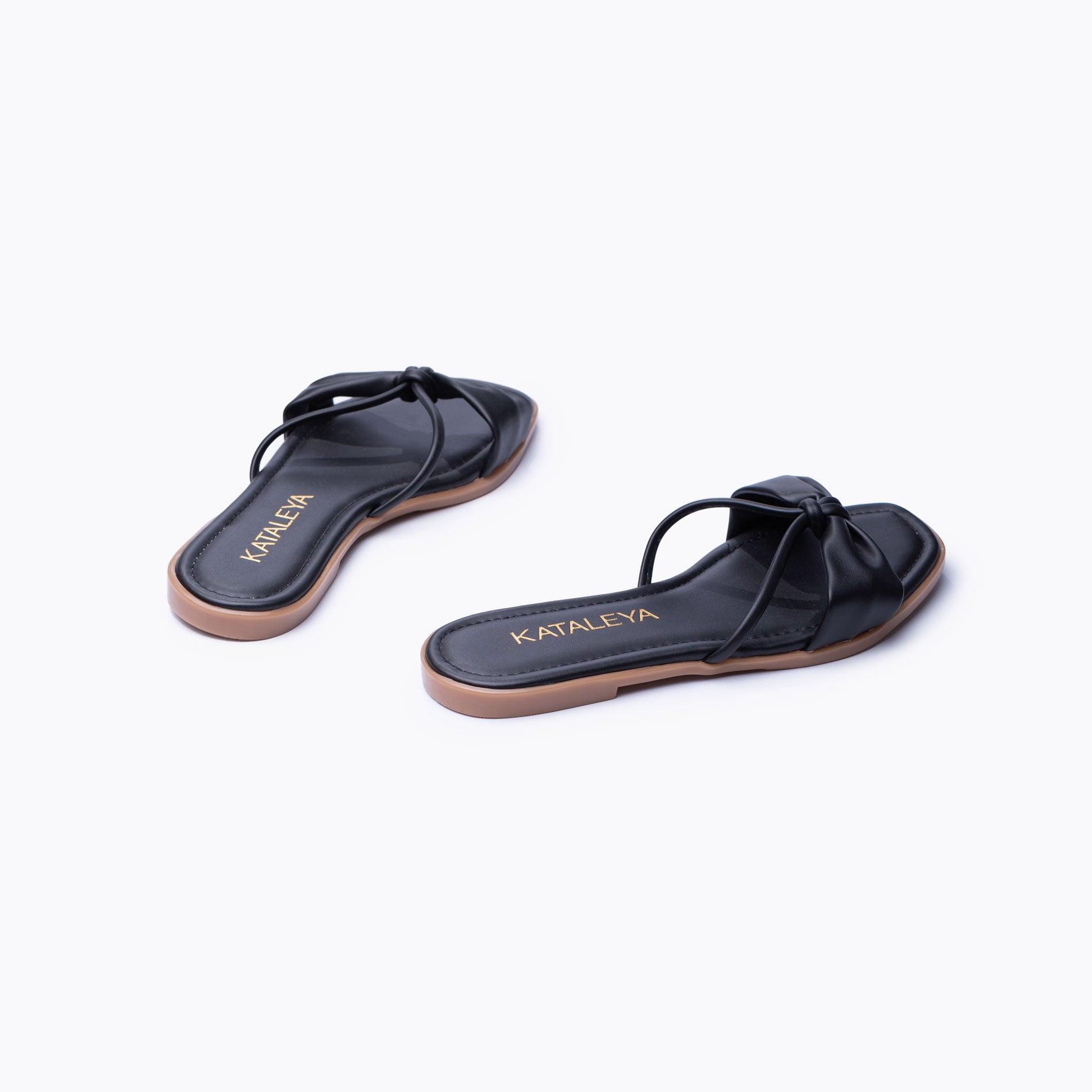 SANDALIAS CASUALES MUJER HABANA NEGRO - 6