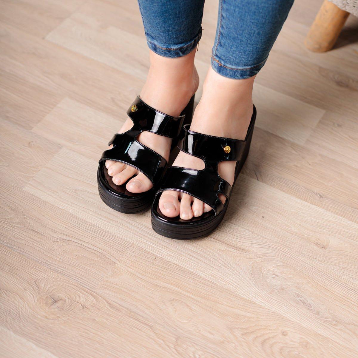SANDALIAS CASUALES MUJER VEMPONI NEGRO - 2