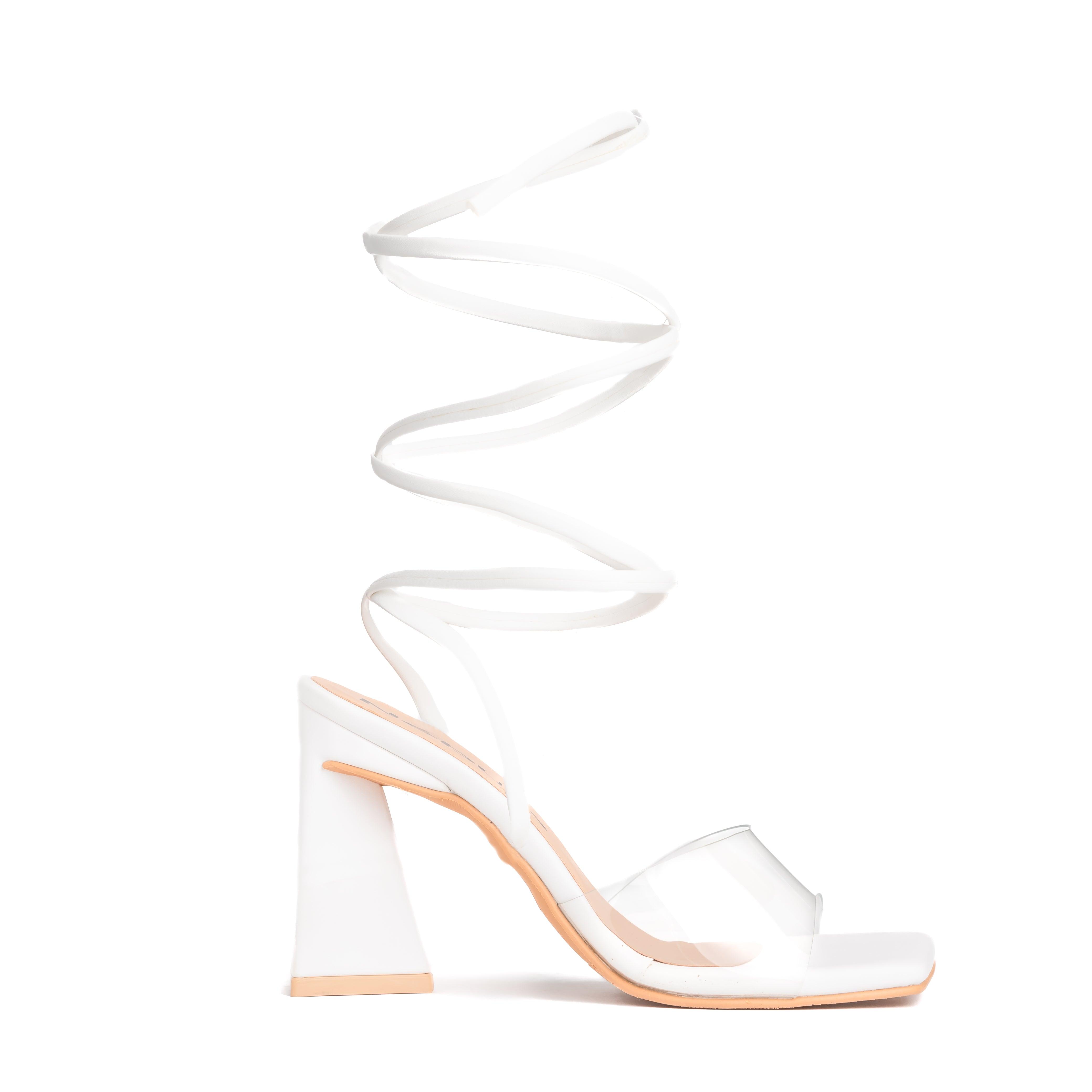 SANDALIAS DE VESTIR MUJER ROUGE BLANCO - 4